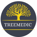 Contact Us - Treemedic Limited logo in circle - reviews