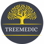 Contact Us - Treemedic Limited logo in circle - reviews